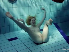 Find-Best-Panties.com presents: Blonde goes for a swim and strips