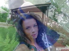 Find-Best-Panties.com presents: Allinternal anal creampie for hot brunette who loves a rough