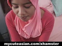 Find-Best-Panties.com presents: Asian amateur in head scarf sucks then fucks