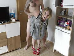 Find-Best-Panties.com presents: Shy teen girl with huge boobs gets fucked hard