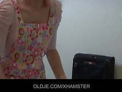 Find-Best-Panties.com presents: Old pervert man gets ridden by a young hotel maid
