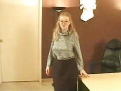 Find-Best-Panties.com presents: Secretary with big boobs and hairy pussy gv00035
