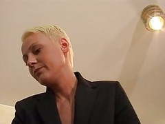 Find-Best-Panties.com presents: Short hair blonde fraulein boss