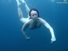 Find-Best-Panties.com presents: Three ladies get naked swimming in the ocean