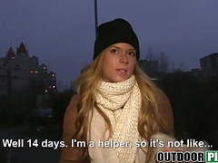Find-Best-Panties.com presents: Money talks to blonde babe chrissy fox as she fucks outdoors