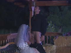 Find-Best-Panties.com presents: The ebony bride with firm body takes the most cum on her
