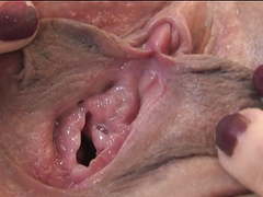 Find-Best-Panties.com presents: Pussy contractions and creamy orgasm up close