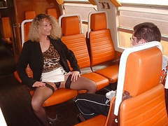 Find-Best-Panties.com presents: Virgin boy and nasty mom in train