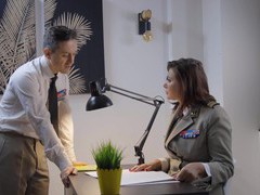 Find-Best-Panties.com presents: Rebecca volpetti wearing nylon stockings getting fucked hard