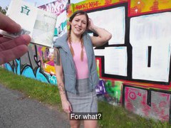 Find-Best-Panties.com presents: Hardcore fucking outdoors with small tits stranger mina k. hd