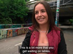 Find-Best-Panties.com presents: Beautiful brunette lenna ross gives head and gets fucked in doggy