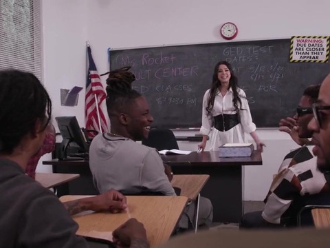 Find-Best-Panties.com presents: Hardcore interracial fucking in the office with a cum loving slut