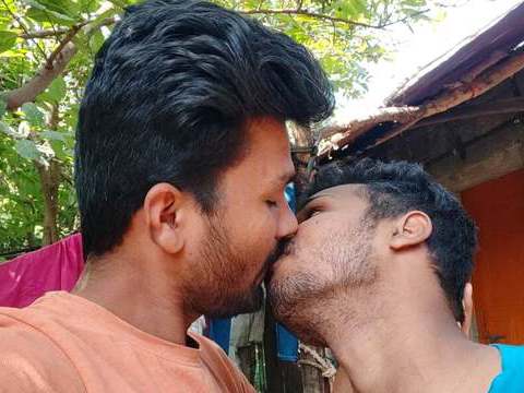 Find-Best-Panties.com presents: Indian gay funny moment - my boyfriend was sucking my penis when someone came and we ran away.