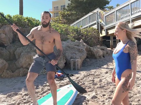 Find-Best-Panties.com presents: Amazing fucking in the pool with big tits chick elana bunnz. hd