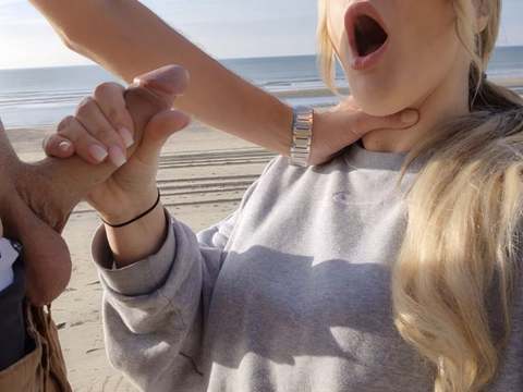 Find-Best-Panties.com presents: Outdoor after a blowjob for a stranger on the beach, i was fucked in public