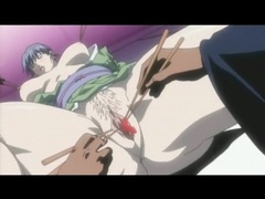 Find-Best-Panties.com presents: Guys use chopsticks on her naked hentai body