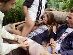 Find-Best-Panties.com presents: Older guys convince her that anal would be fun