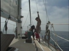 Find-Best-Panties.com presents: Interracial on a boat with a beautiful black girl