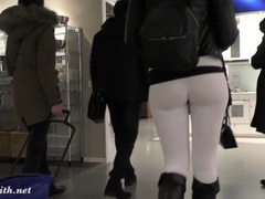Find-Best-Panties.com presents: Jeny smith  camel toe white leggings