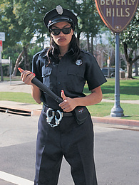 Find-Best-Panties.com presents: Cherry Lee, This Corrupt L.A. Cop Takes What She Wants