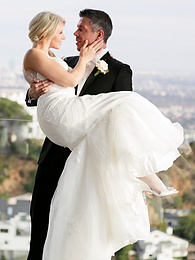 Find-Best-Panties.com presents: Hot blonde Anikka Albrite consummates her marriage vows after getting married