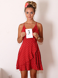 Find-Best-Panties.com presents: Brilliant czech cutie Victoria Puppy removes all clothes during a solo shoot