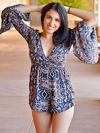 Find-Best-Panties.com presents: Sultry women Saraya and her girlfriend caressing each other outside